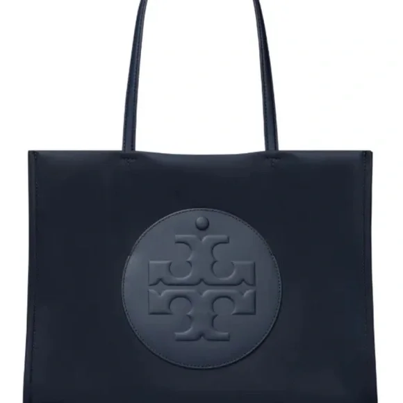 Tory Burch Small Ella Bio Classic Black Tote - Picture 3 of 6